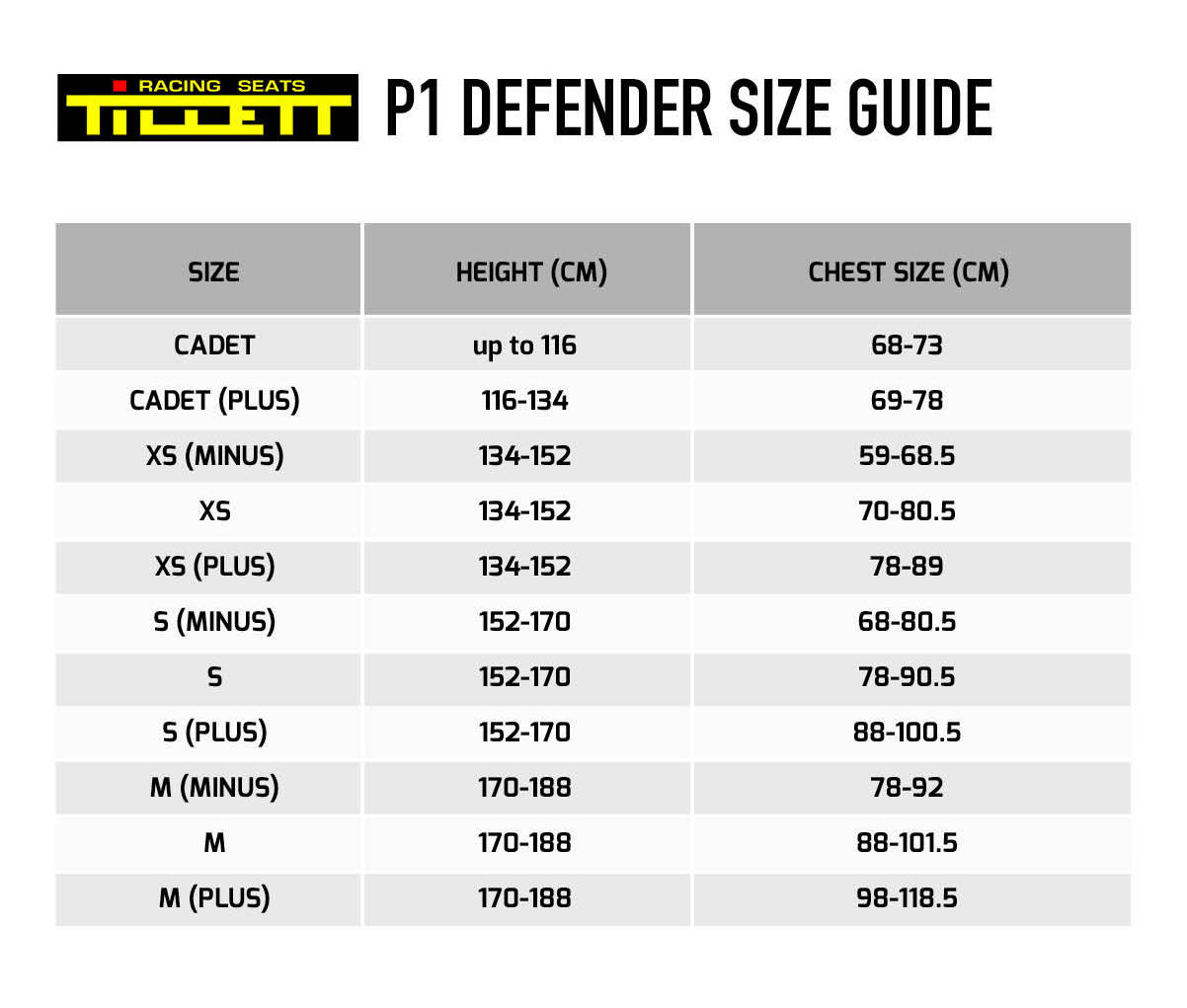 Sparco Sprint Race Suit Size Chart